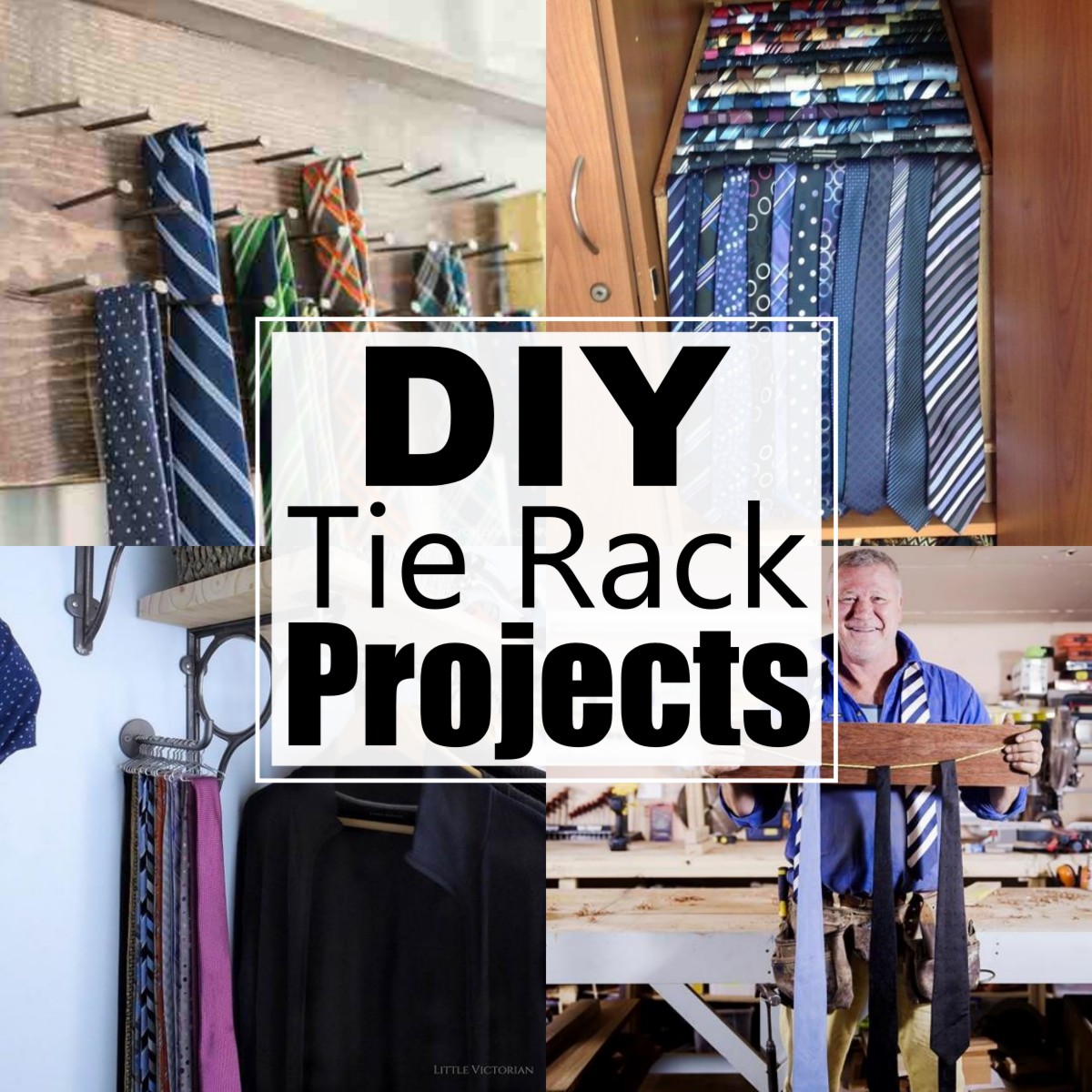 21 DIY Tie Rack Ideas For Wardrobe Organization All Sands