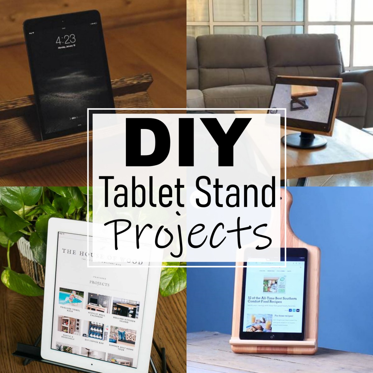 26 DIY Tablet Stand Projects For Kitchen And Study Room All Sands