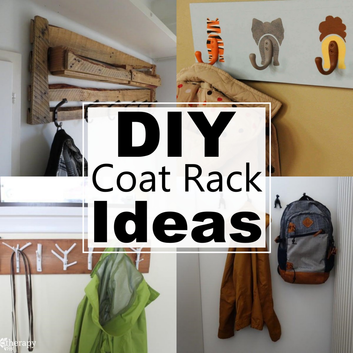 27 DIY Coat Rack Ideas For Small Spaces All Sands