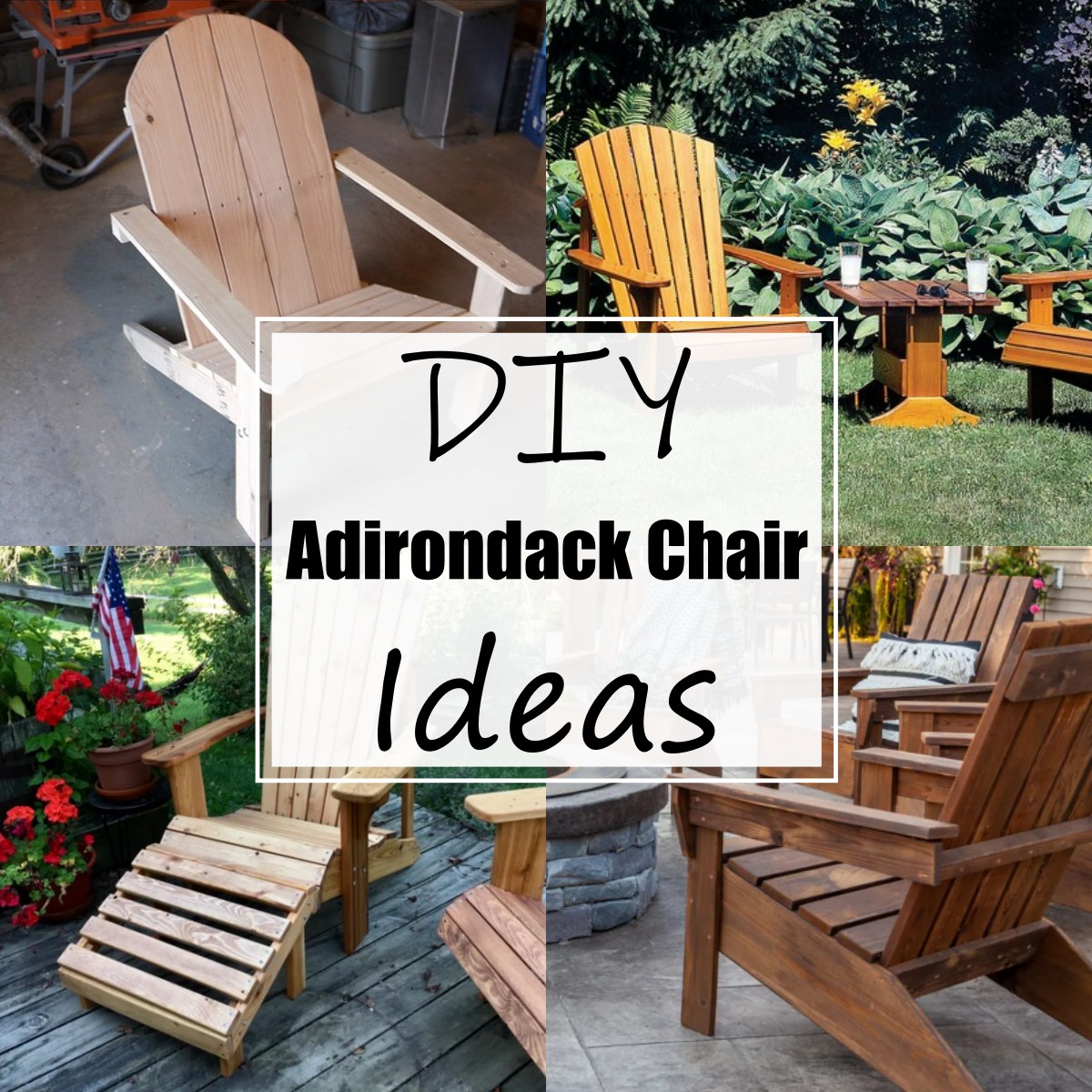 15 DIY Adirondack Chair Ideas For Enjoying Outside - All Sands