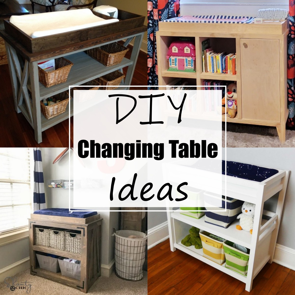 13 DIY Changing Table Ideas done All Sands