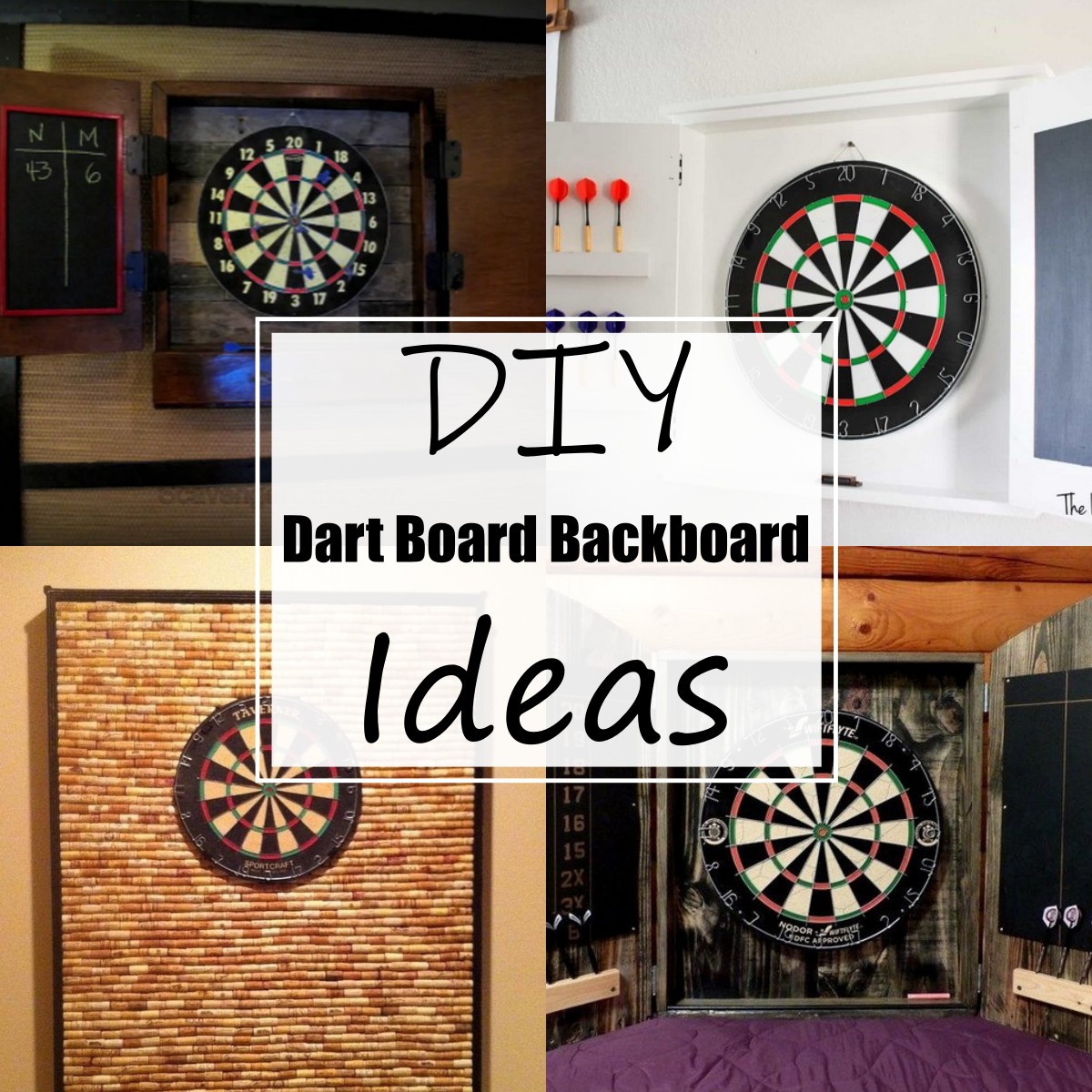 15 DIY Dart Board Backboard Ideas For Home Walls All Sands