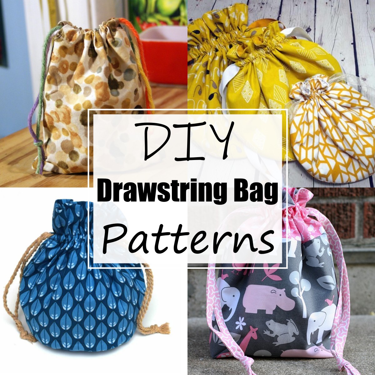 16 DIY Drawstring Bag Patterns For Beginners All Sands 16 DIY Drawstring Bag Patterns For Beginners All Sands