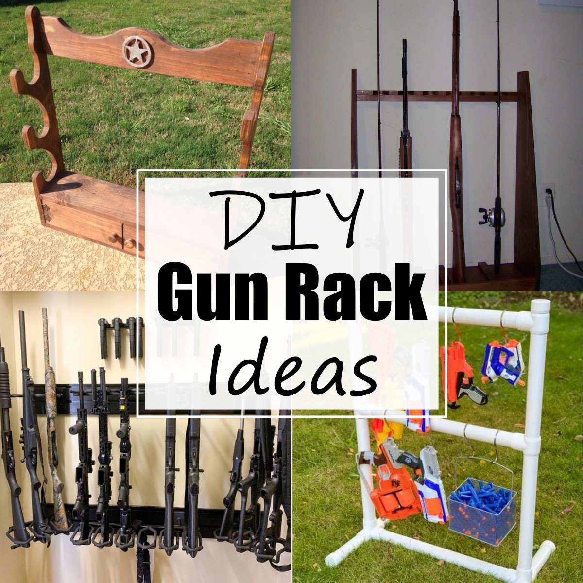 12 DIY Gun Rack Ideas For Hunter To Organize Their Weapons All Sands