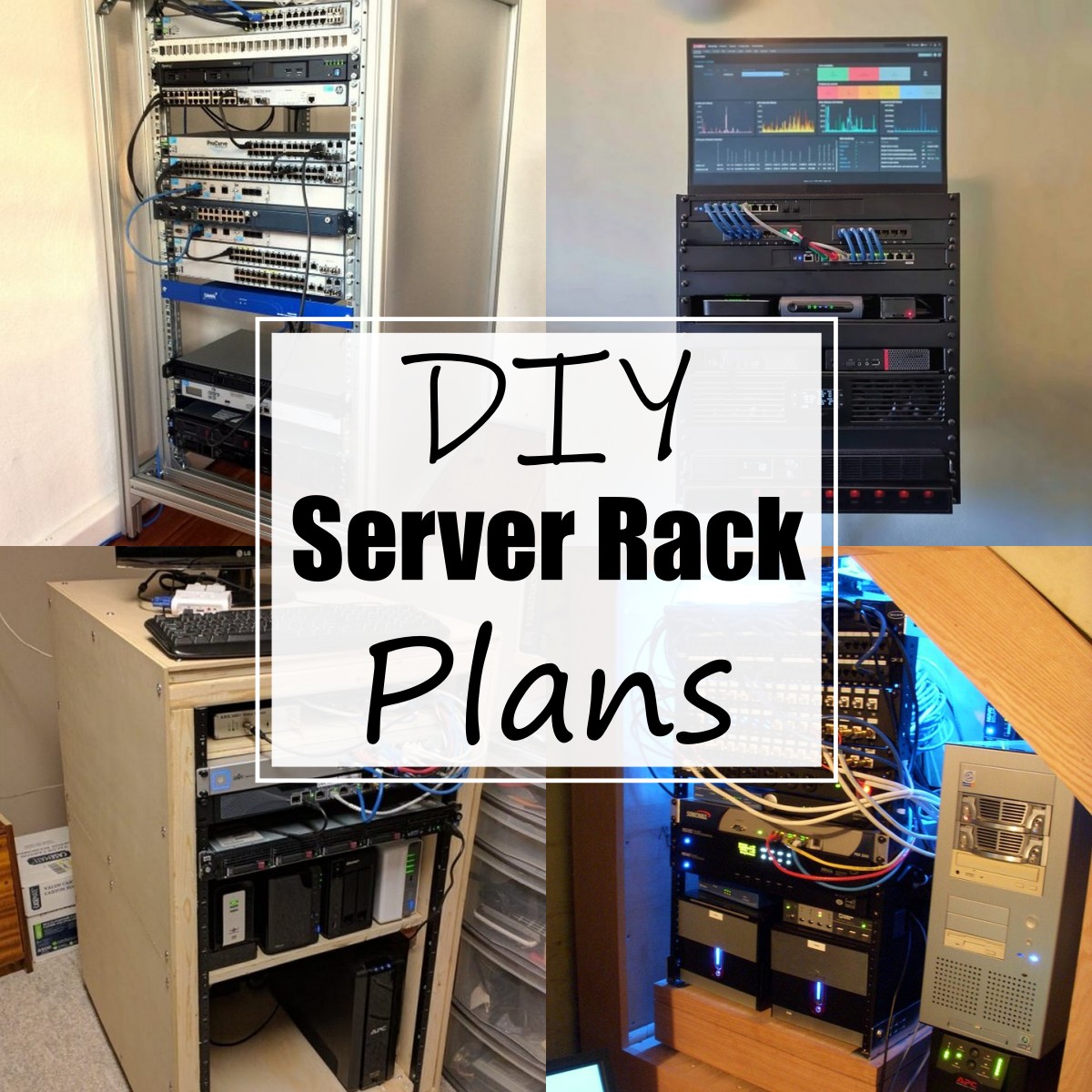 13 DIY Server Rack Plans For Data Centers All Sands