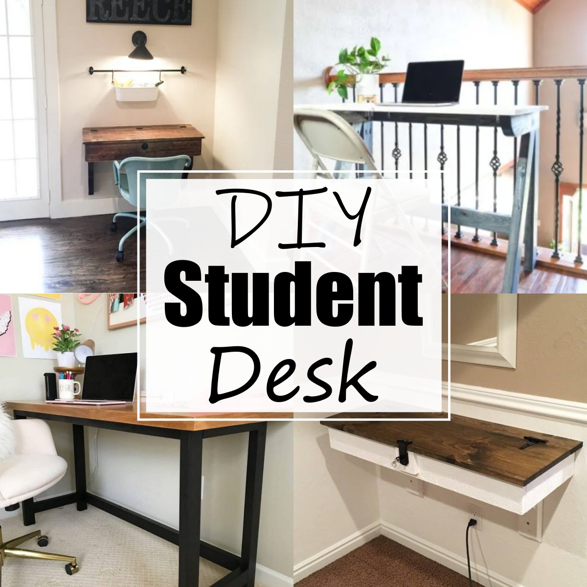 11 DIY Student Desk Plans Easy & Cheap All Sands