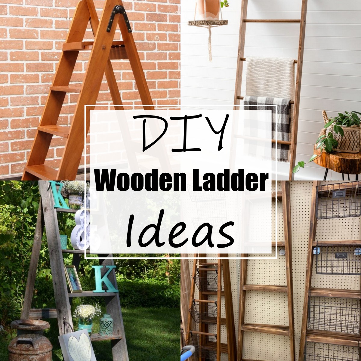 16 DIY Wooden Ladder Plans For Home Use All Sands