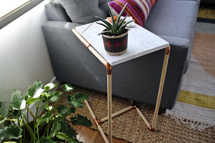 27 DIY Sofa Arm Table Ideas For Living Room - All Sands