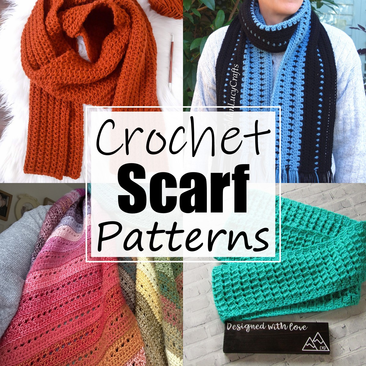 20 Crochet Scarf Patterns For Beginners All Sands