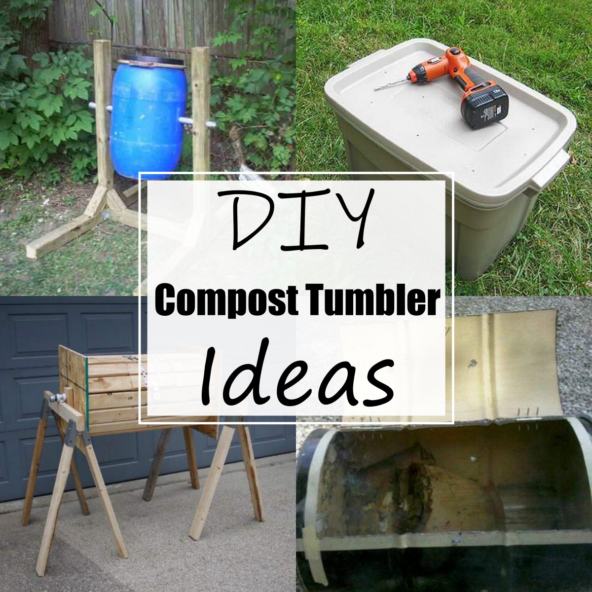20 DIY Compost Tumbler Ideas For Gardening Experts All Sands