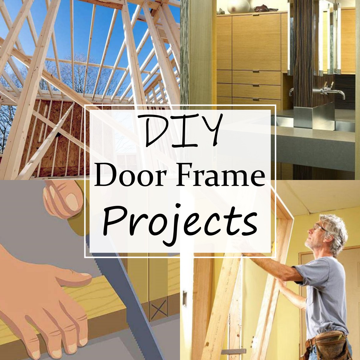 15 DIY Door Frame Projects For Every Home All Sands