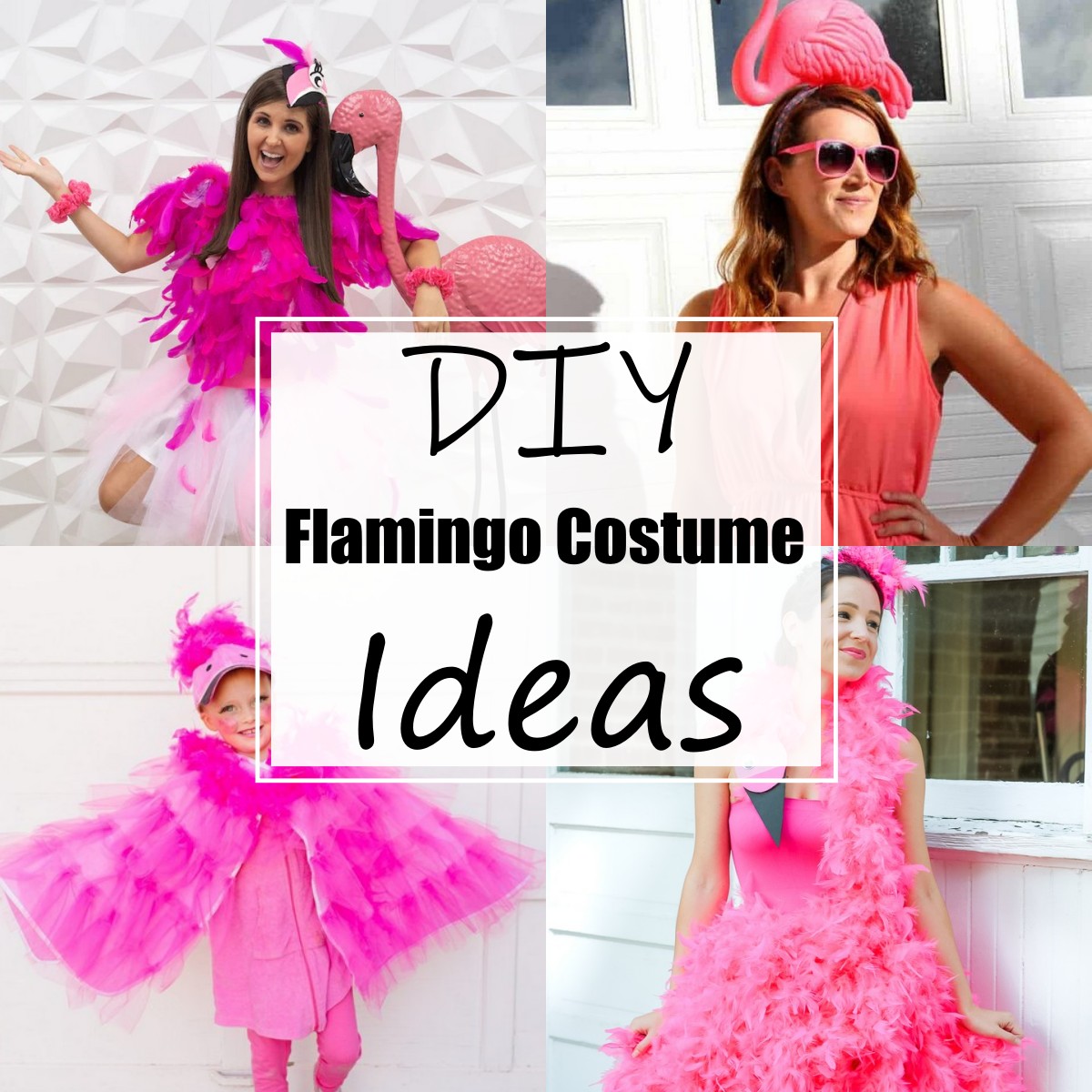 diy flamingo headpiece