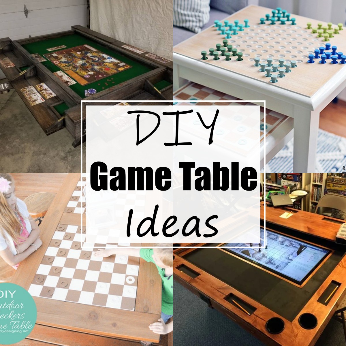 10 Creative DIY Game Table Ideas For Indoor All Sands