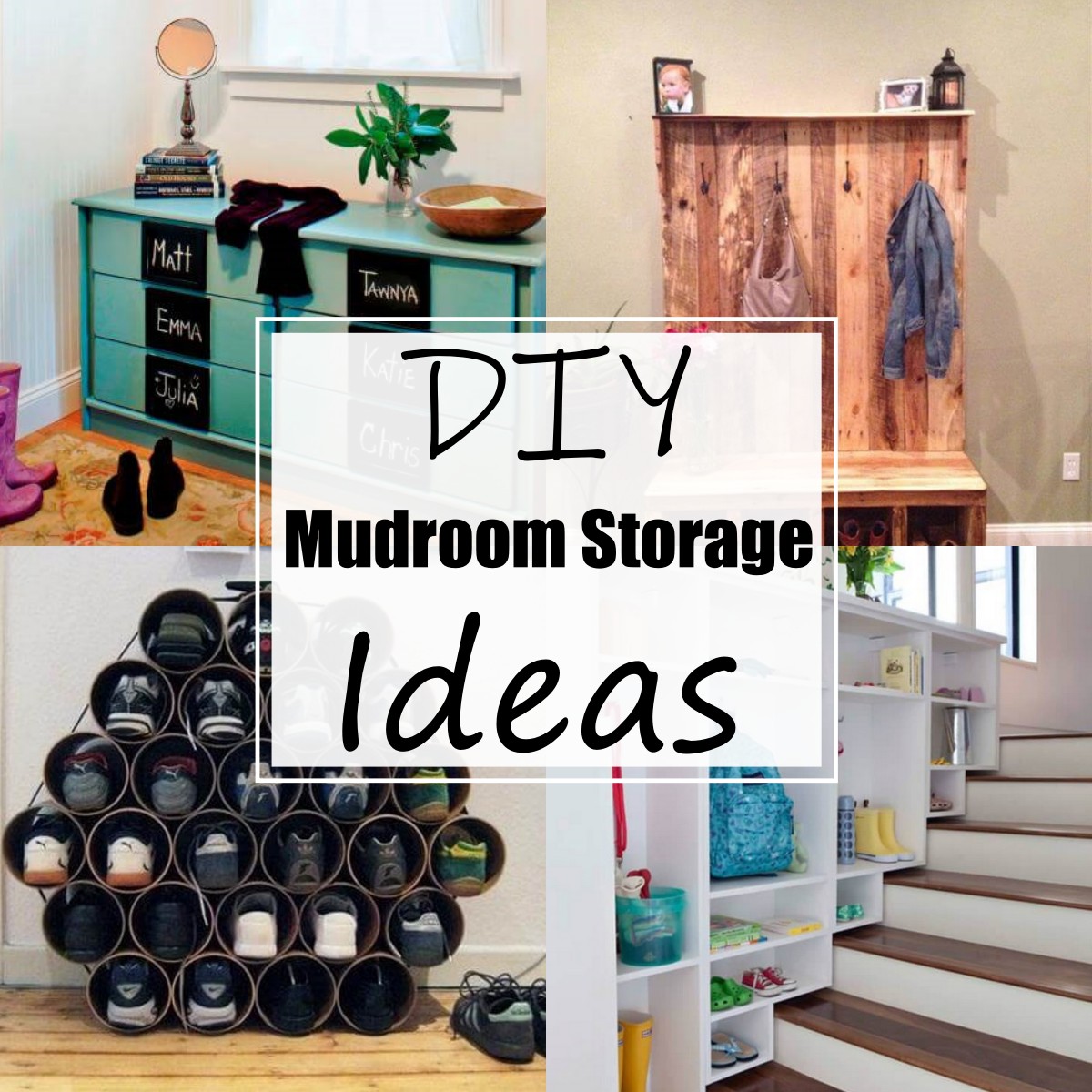 24 DIY Mudroom Storage Ideas For Small Spaces - All Sands