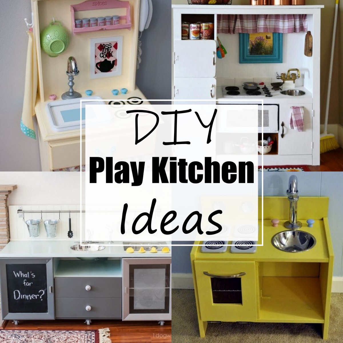 27 DIY Play Kitchen Ideas For Kids To Learn All Sands