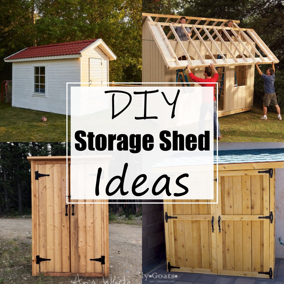 16 DIY Storage Shed Ideas DONE - All Sands