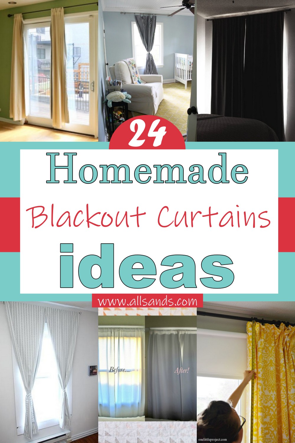 24 Homemade Blackout Curtain ideas For Bedroom - All Sands