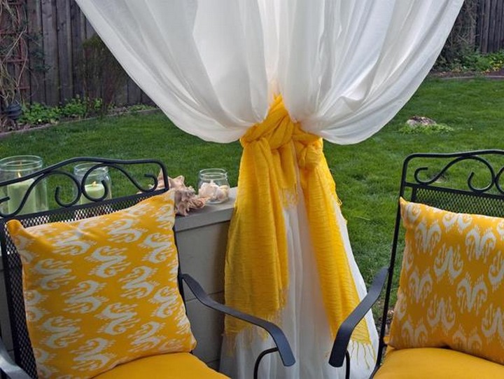 24 DIY Curtain Tie Back Projects For Your Home - All Sands - Textured Ceramic Wall Curtain Tie Back